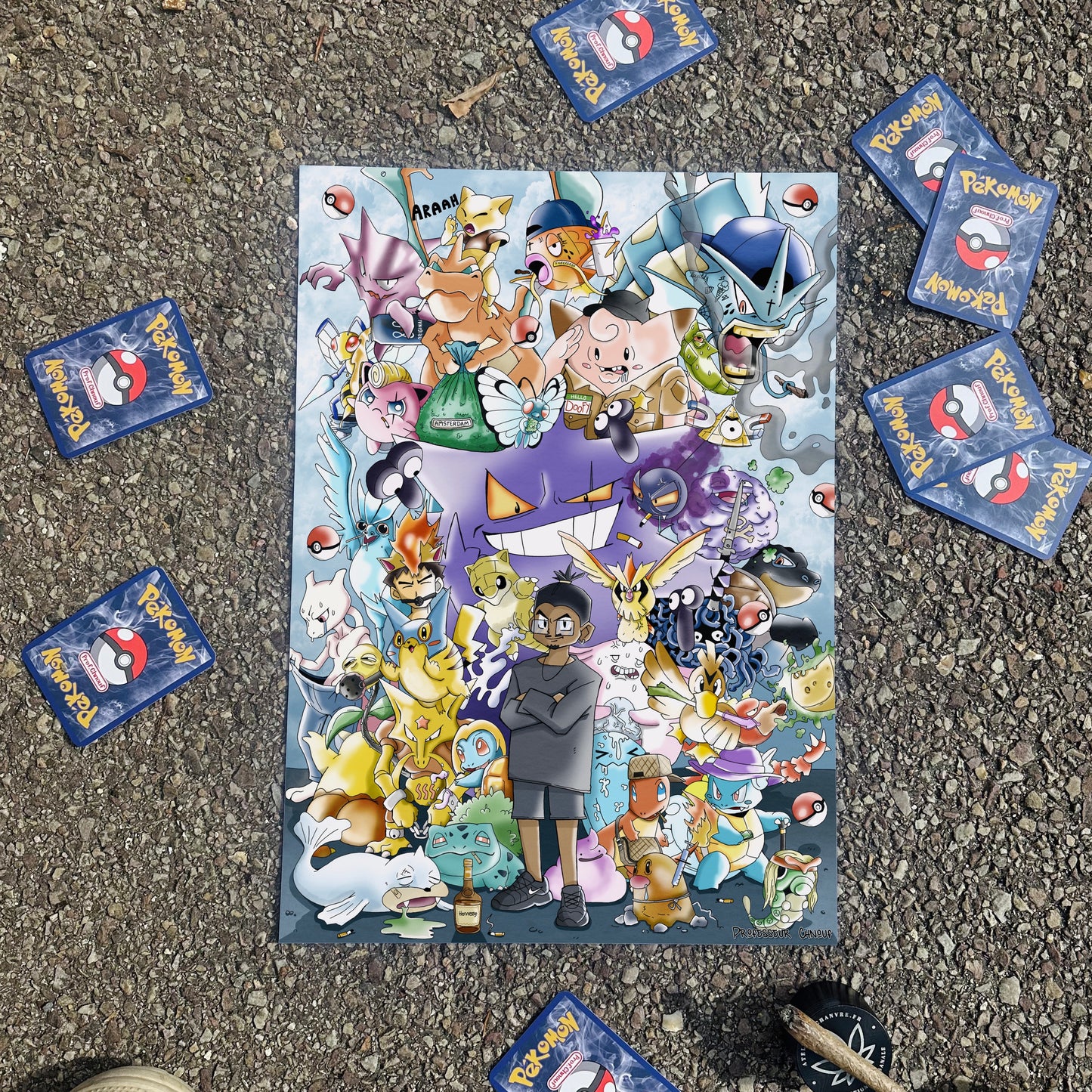 "Pékomon Gang" Print A3
