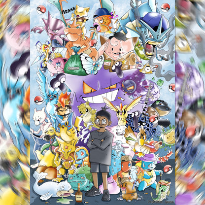 "Pékomon Gang" Print A3